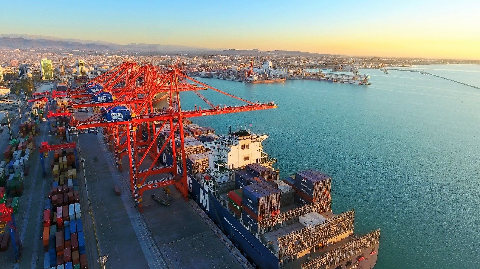 Turkey's shipping port, Mersin